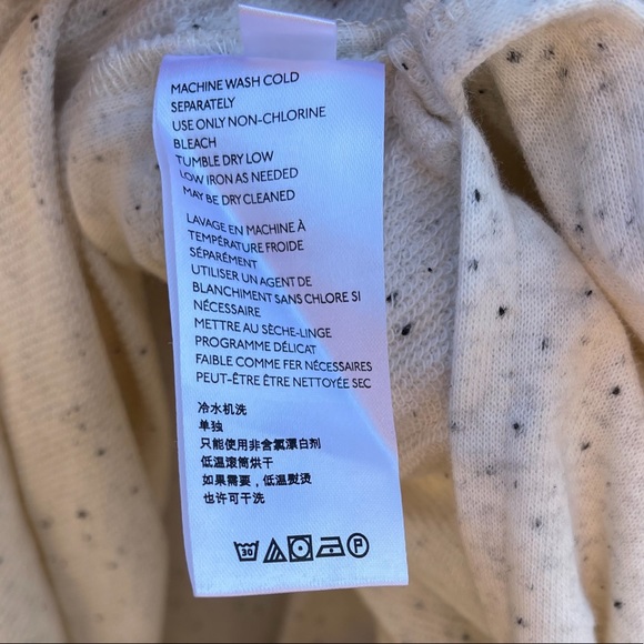 Free People My Girl Pullover Ivory/Ecru Tunic Sweater Size XL - Picture 14 of 16